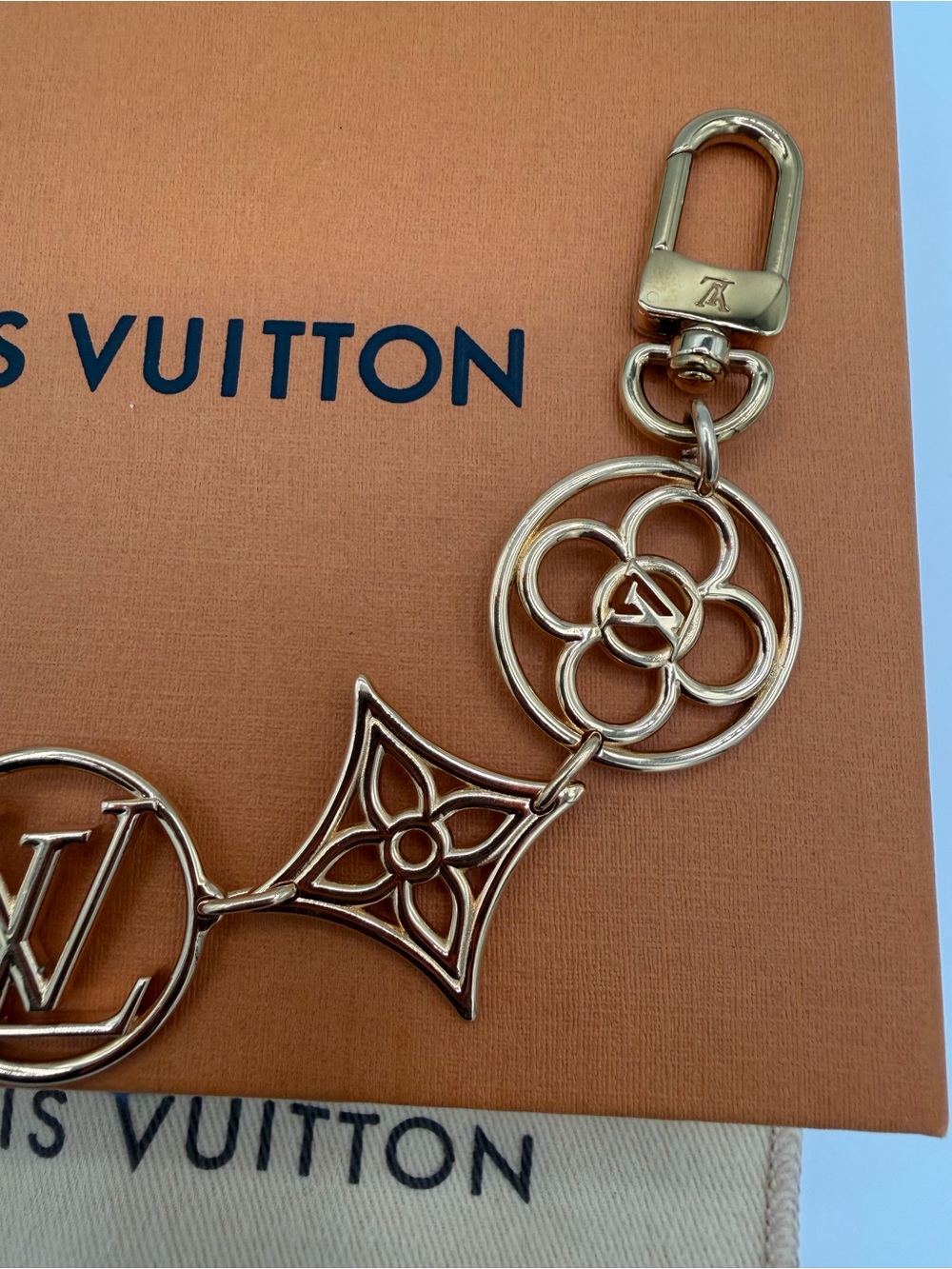 Louis Vuitton key chain charm Rare 🔥in box - Picture 5 of 9